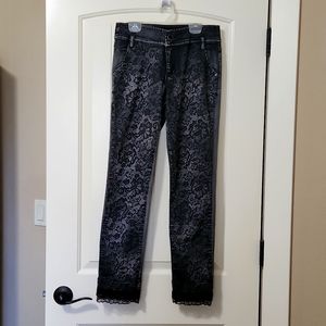 O'Pearl lace Imprint Jeans